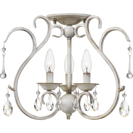 Quoizel Blanca Semi-Flush Mount BLC1716AWH